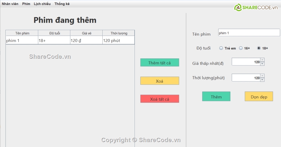 java phần mềm,phần mềm quản lý vé phim,phần mềm bán vé phim,bán vé full báo cáo,java full báo cáo,MVC