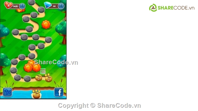 Jelly Garden Match,Android Game,Jelly Garden 3,android studio,ứng dụng android,JellyGarden Game