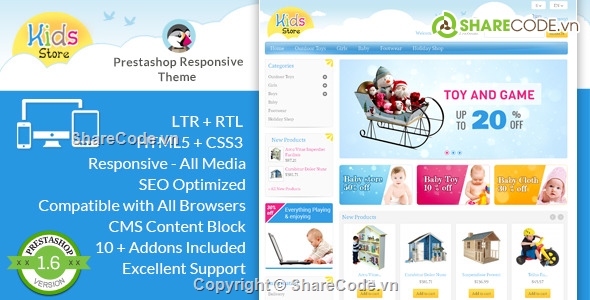 Babystore,Kids Prestashop Theme,Themeforest,Kids store,Prestashop