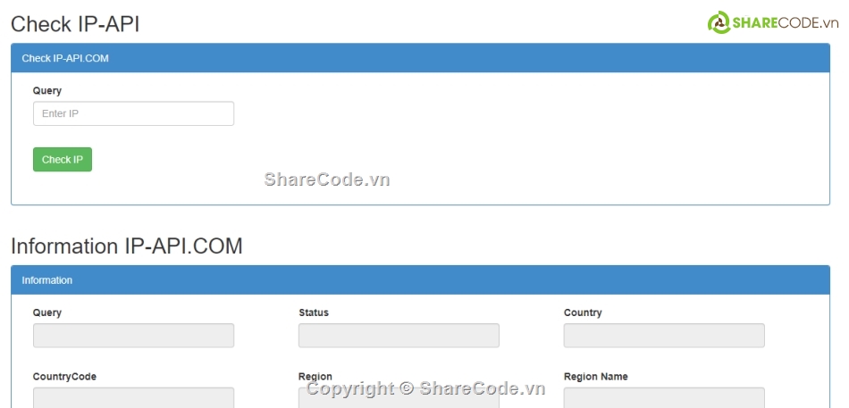 Code kiểm tra IP,Source code kiểm tra IP,Kiểm tra địa chỉ IP