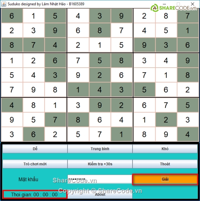 sudoku,game sudoku,share code sudoku game