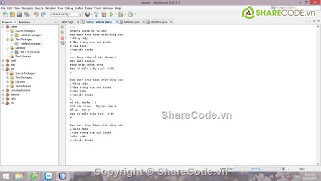 demo atm java,atm demo,ATM,code atm,lập trình cây ATM