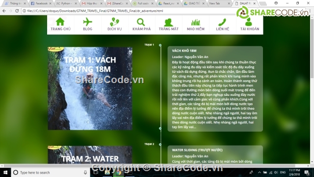 website du lịch,layout website du lịch,website tour du lịch,Layout website du lịch,website giới thiệu địa điểm