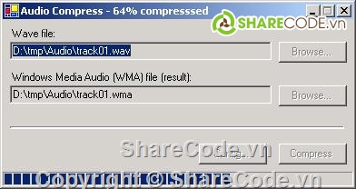 audio compressor,nén âm thanh,wma converter,ứng dụng nén âm thanh