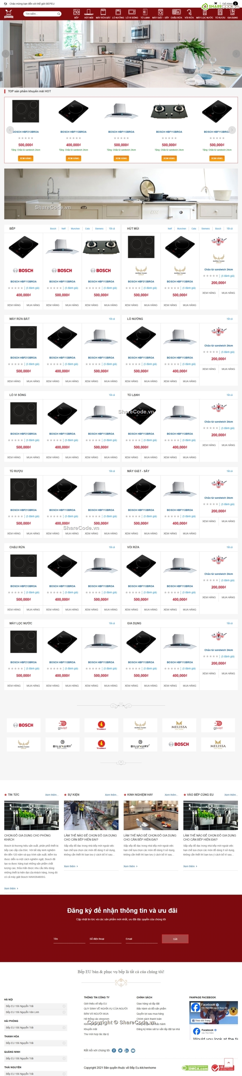 Sharecode,Source code web,Theme WordPress,Web bán hàng,Website cửa hàng,hàng gia dụng