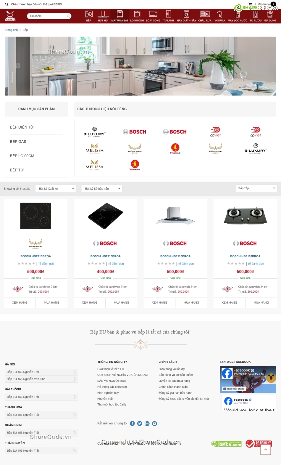 Sharecode,Source code web,Theme WordPress,Web bán hàng,Website cửa hàng,hàng gia dụng