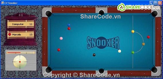 game bia,game C#,trò chơi bi a,source code game,snooker