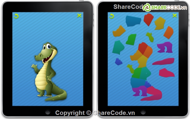 Game android,ghép tranh,game di động,ghép tranh động vật,DemoPuzzle-source
