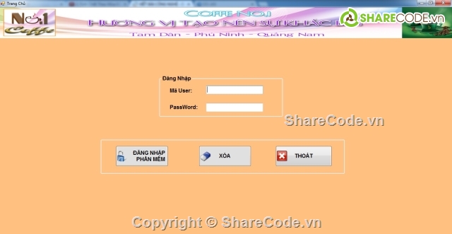 Quản Lý Quán Cafe,code quản lý cafe,quản lý coffe,quản lý quán cà phê