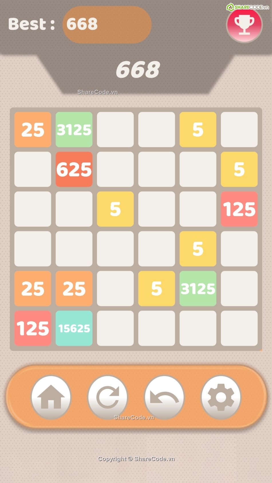 code game puzzle,source code game 2048,2048,ứng dụng android,code 2048,game 2048