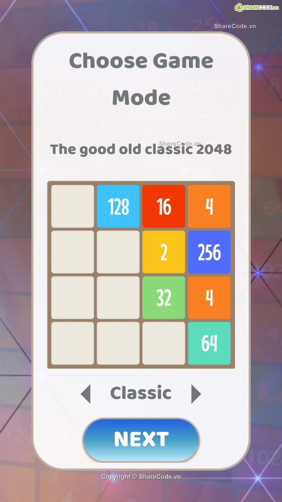 code game puzzle,source code game 2048,2048,ứng dụng android,code 2048,game 2048