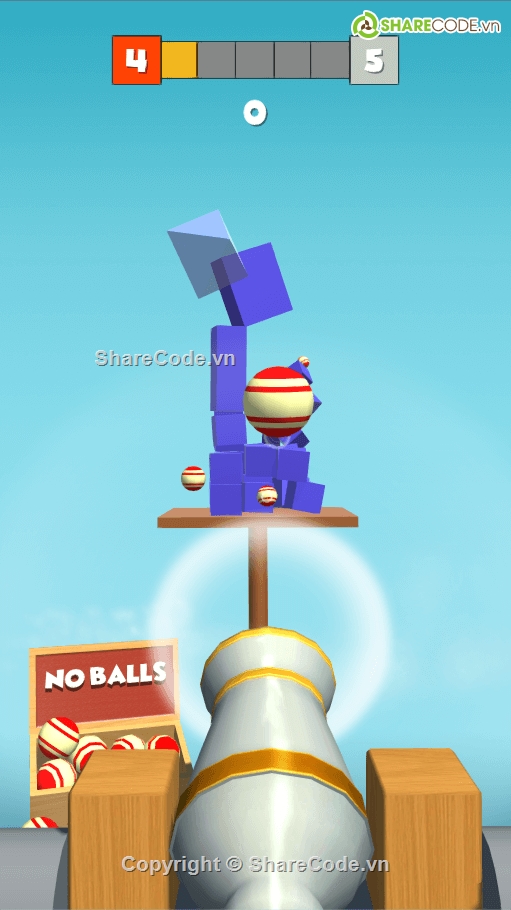 Knock Balls,app source code,mã nguồn trò chơi,game bắn bóng,Bắn bóng