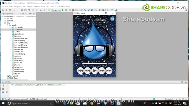ứng dụng nghe nhạc,javafx,code java,chương trình nghe nhạc,app nghe nhạc,source code app nghe nhạc