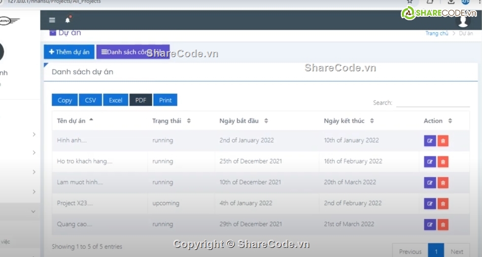 quản lý nhân sự,Code quản lý,web quản lý nhân sự