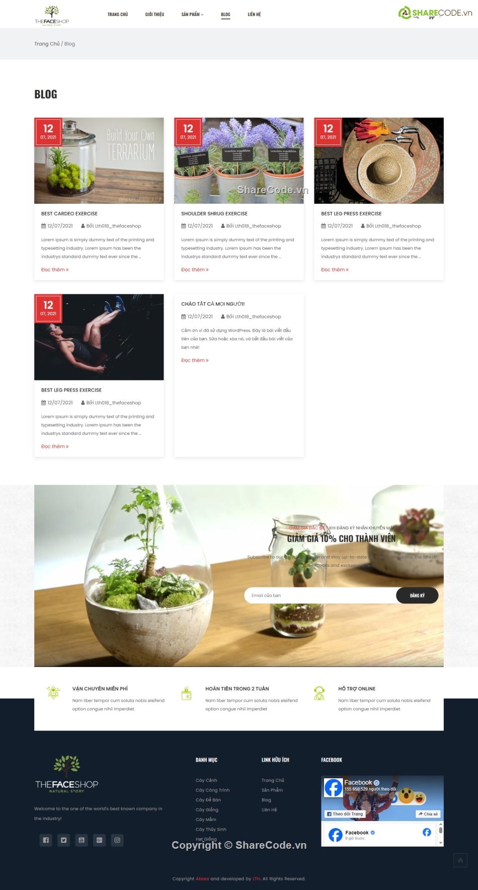 cây cảnh,shop cây cảnh,Code web,Source code web,Sharecode,Web bán hàng
