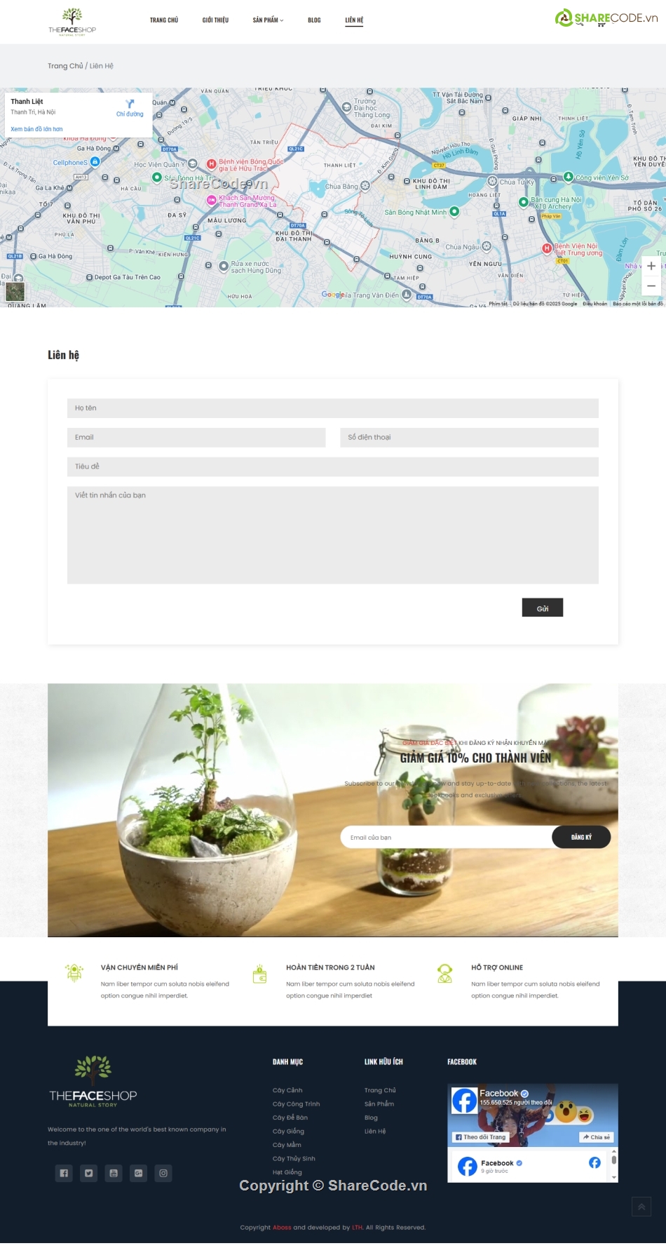cây cảnh,shop cây cảnh,Code web,Source code web,Sharecode,Web bán hàng