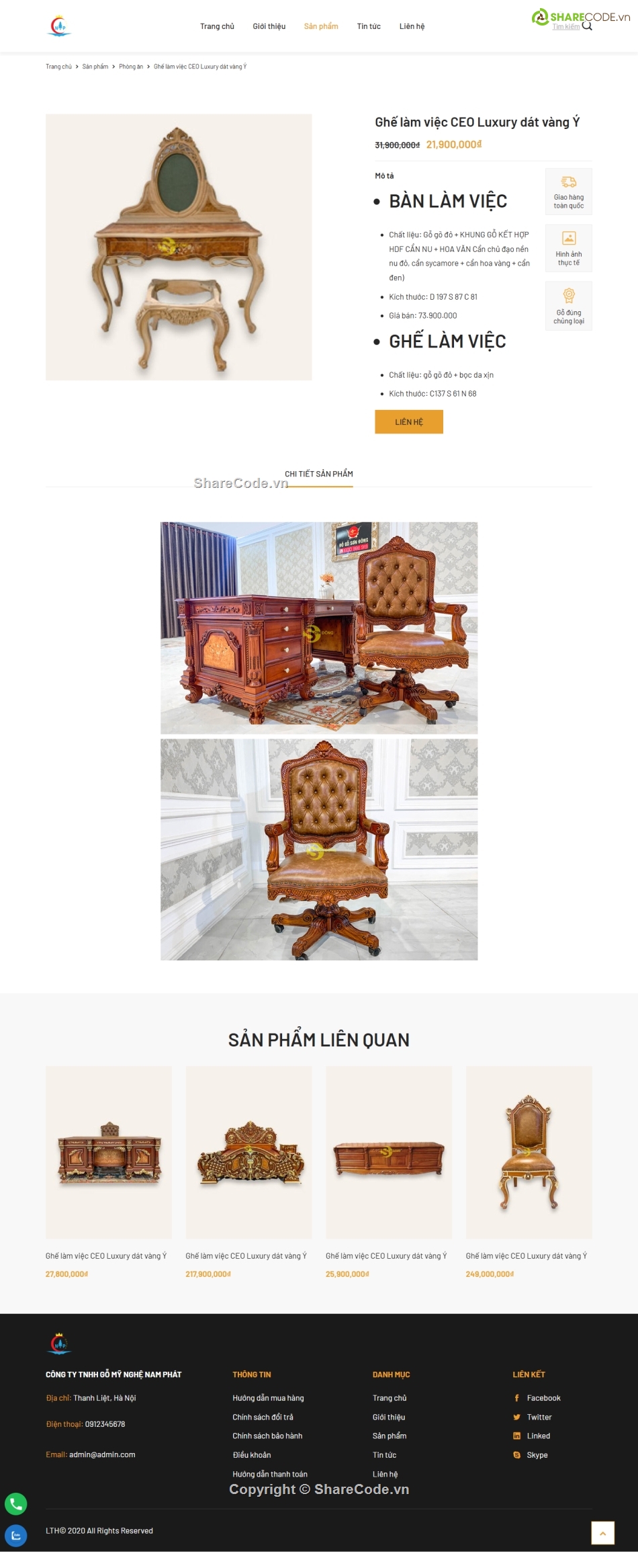 Code web,Source code web,Sharecode,Web bán hàng,giao diện web đồ gỗ,web đồ gỗ đẹp