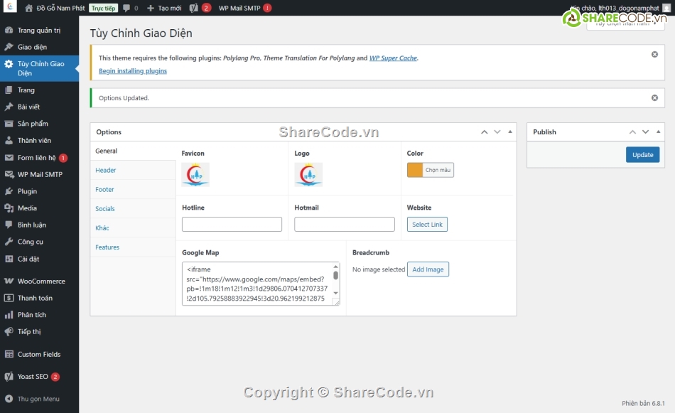 Code web,Source code web,Sharecode,Web bán hàng,giao diện web đồ gỗ,web đồ gỗ đẹp