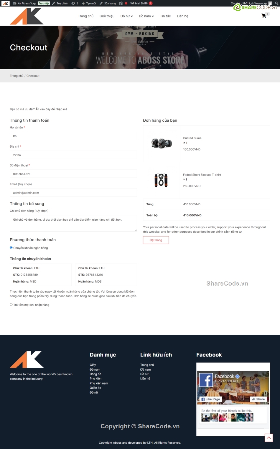 Web bán hàng,dụng cụ thể thao,thể thao,Code web,Source code web,Sharecode