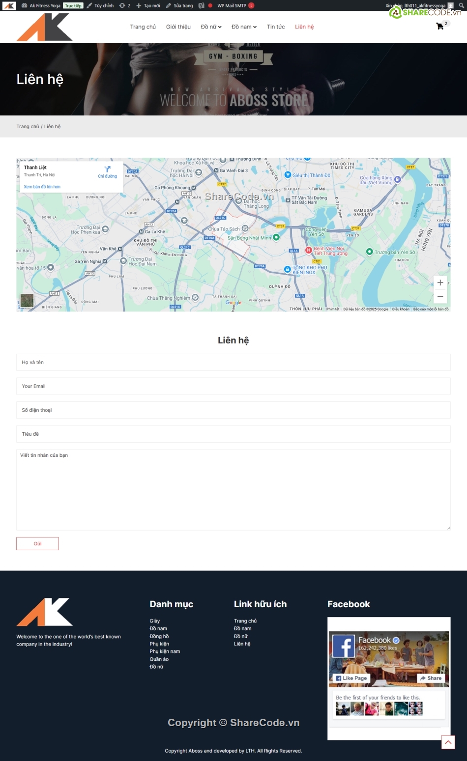 Web bán hàng,dụng cụ thể thao,thể thao,Code web,Source code web,Sharecode
