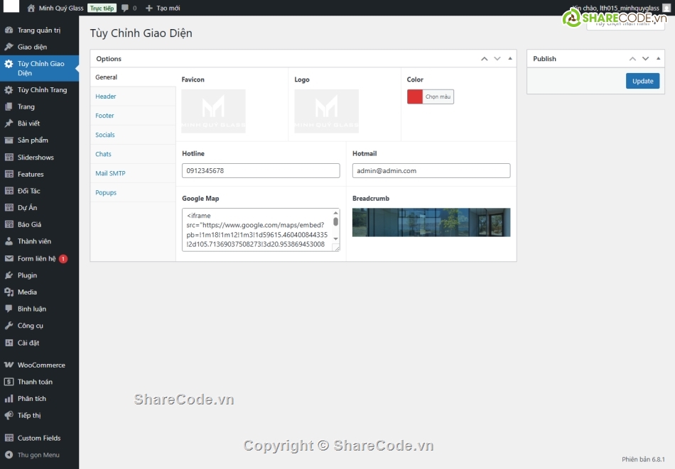 Source code web,Sharecode,Theme WordPress,xây dựng,web công ty xây dựng