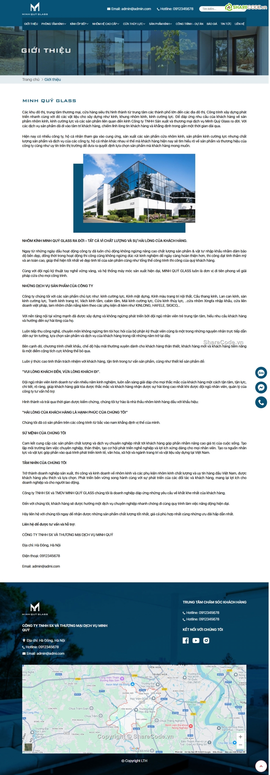 Source code web,Sharecode,Theme WordPress,xây dựng,web công ty xây dựng