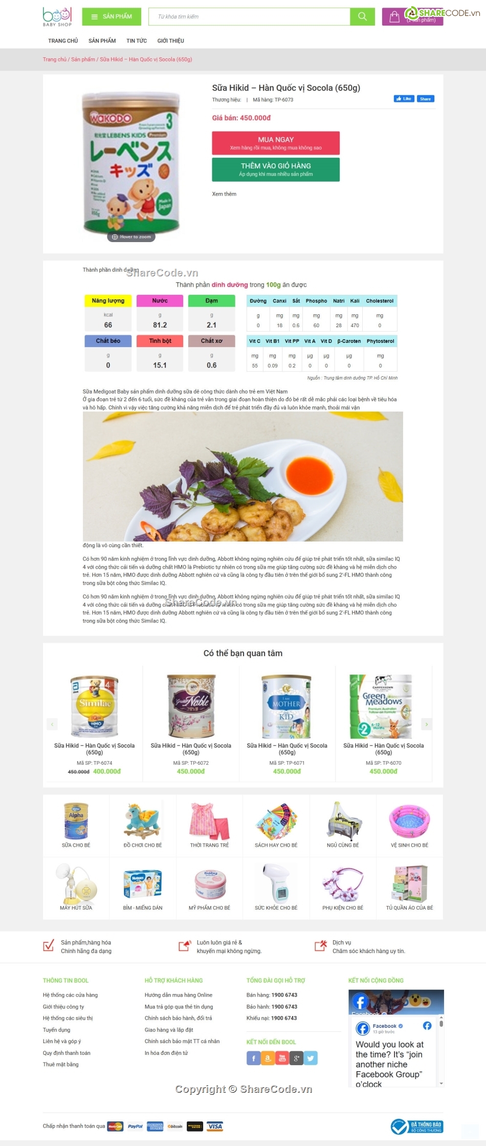 Web shop trẻ em,shop trẻ em,trẻ em,Code web,Source code web,Sharecode