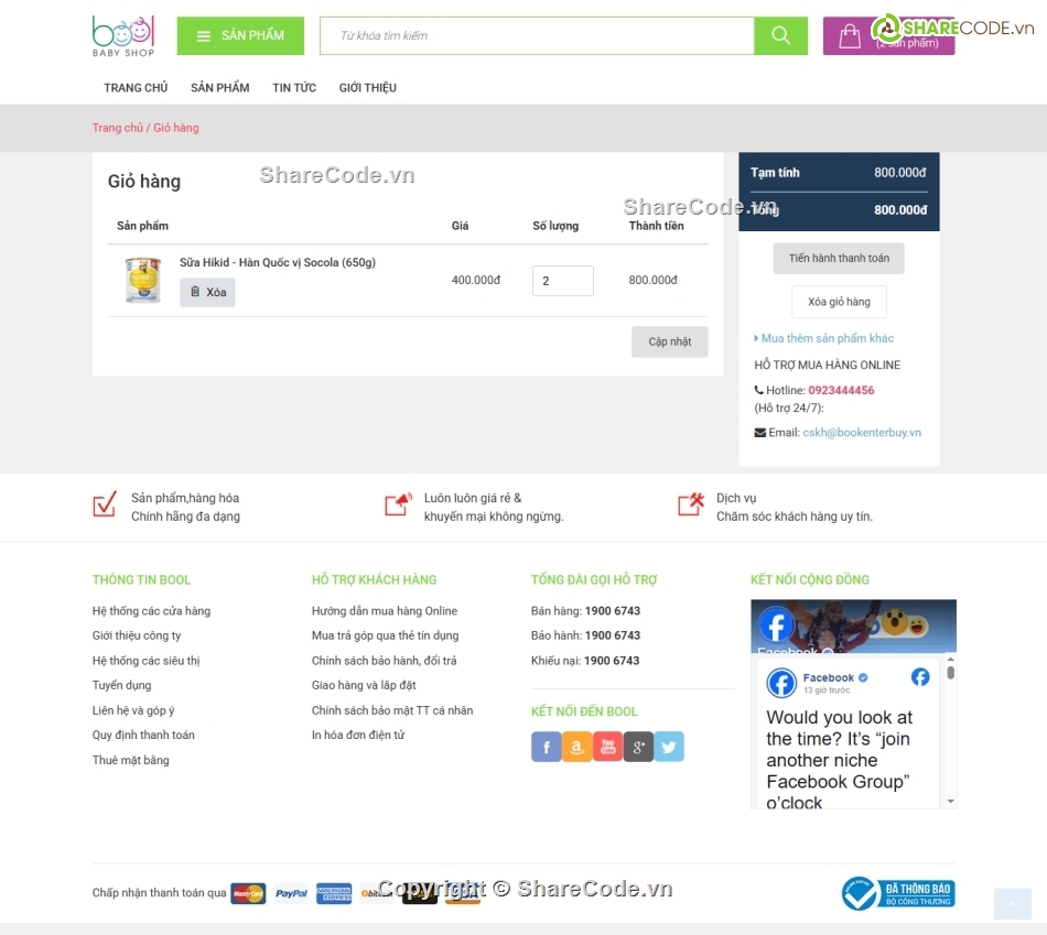 Web shop trẻ em,shop trẻ em,trẻ em,Code web,Source code web,Sharecode