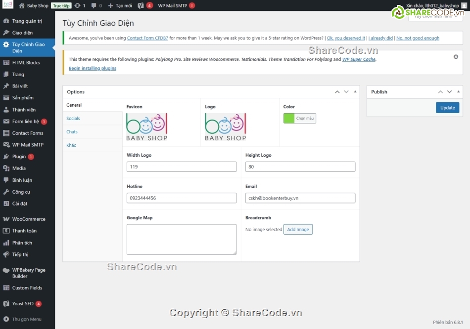 Web shop trẻ em,shop trẻ em,trẻ em,Code web,Source code web,Sharecode