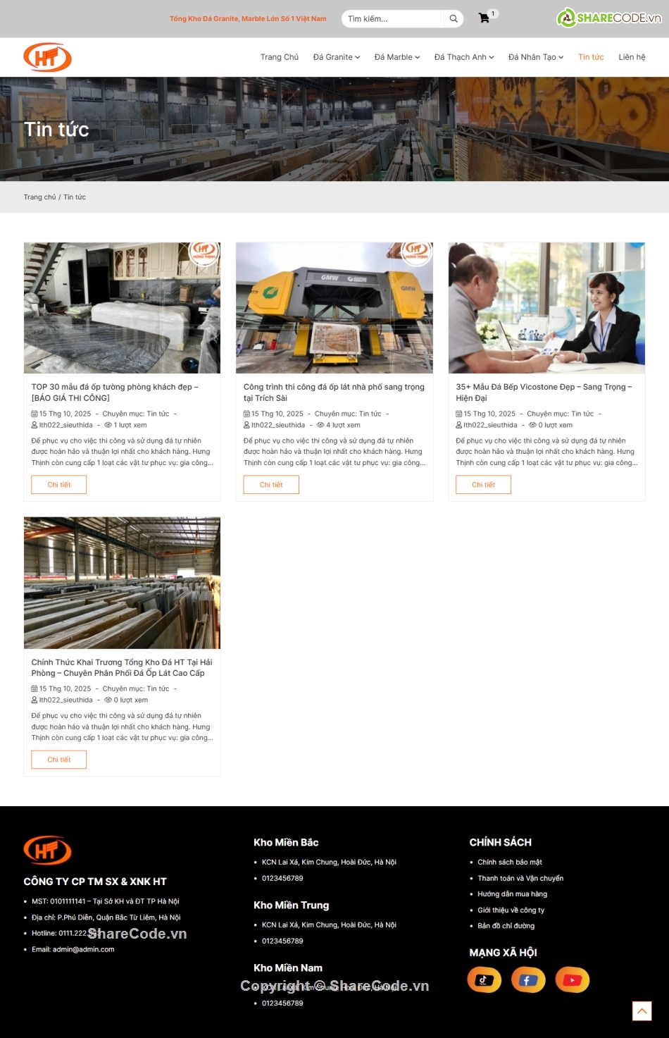 Code web,Sharecode,Web bán hàng,Theme WordPress,bán đá xây dựng,giao diện xây dựng