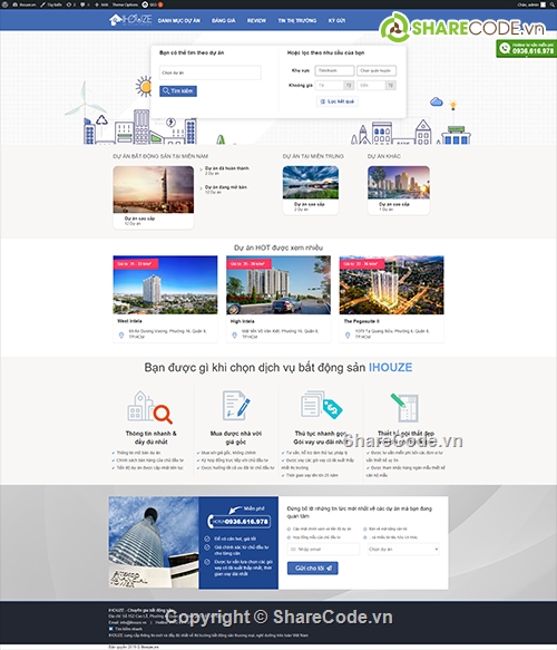 website bất động sản,code bất động sản,code web bất động sản chuẩn seo,source code bất động sản
