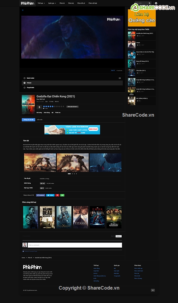 website đẹp,xem phim online,Full code website phim
