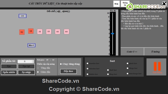 thuật toán sắp xếp,thuat toan sap xep winform C#,thuat toan sap xep C# ctdl,thuat toan sap xep C#,thuật toán sắp xếp winform C#,mo phong thuat toan sap xep