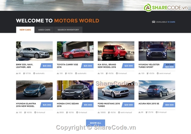 theme wordpress bán oto,theme wordpress đẹp,theme wordpress ô tô,Motors - Theme Wordpress,Motors – Car Dealership