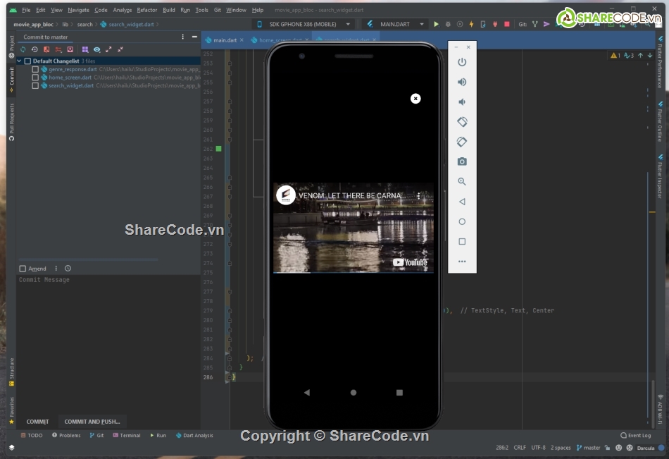 flutter,Code app  Movie Trailer,đồ án mobile app,mobile app