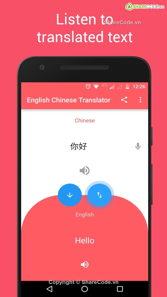 ứng dụng dịch ngôn ngữ,ứng dụng Android,android,Multi-language speech,text translator