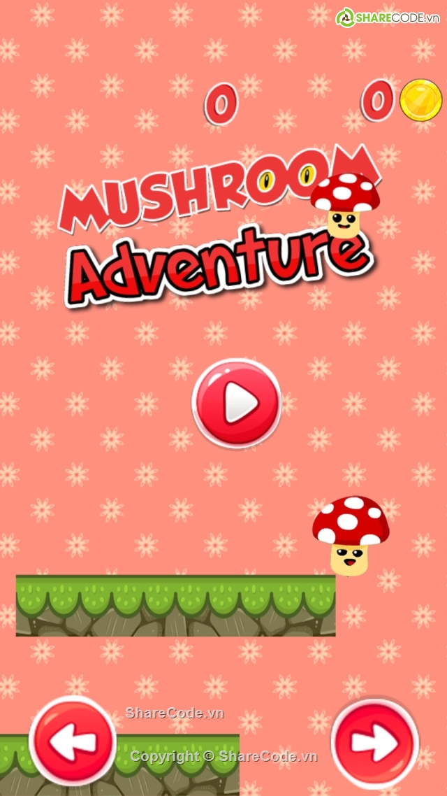 unity android,androin,unity,game,Mushroom Adventure