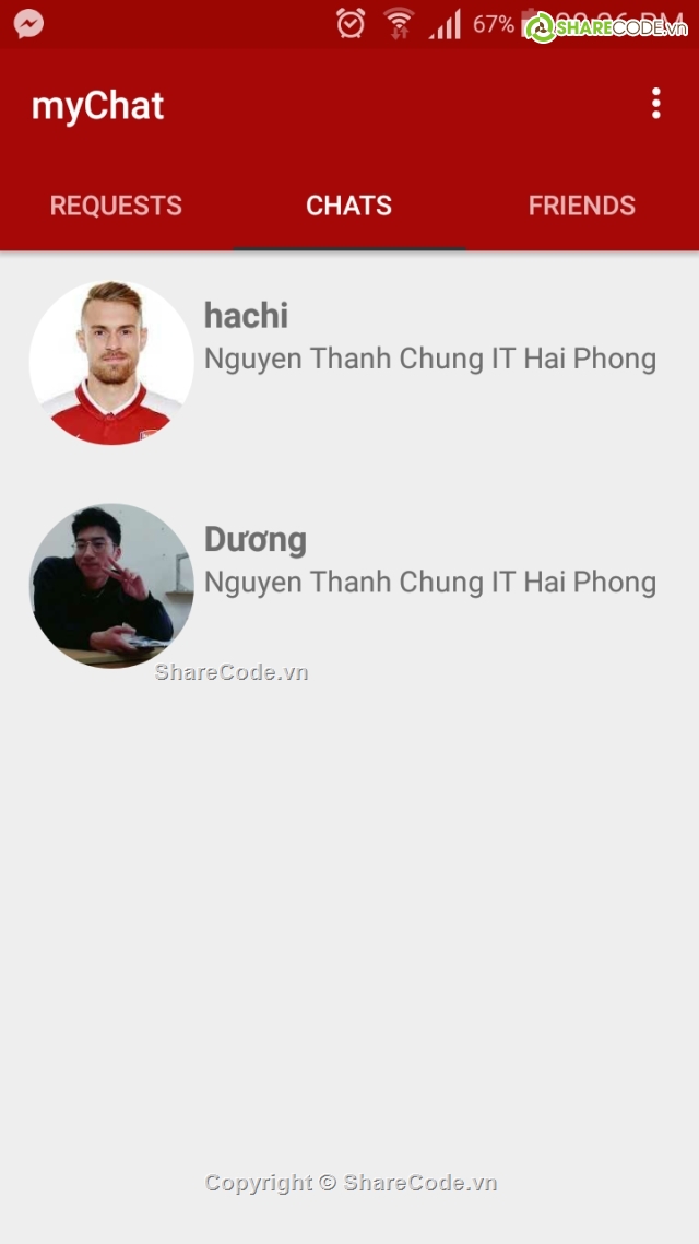 android,My Chat App,Chat Firebase,Chat student,app chat android