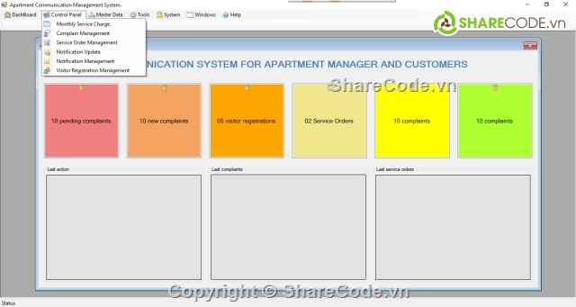 quản lý chung cư,phần mềm quản lý chung cư,apartment managment system,quản lý chung cư với C# .NET