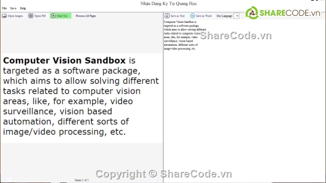 nhận dạng ký tự quang học,code nhận dạng,xử lý ảnh,đồ án xử lý ảnh,ký tự quang học