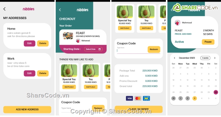 Ứng dụng,Food,Ứng dụng android
