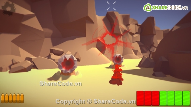 On Rails Shooter,source code game,source code unity