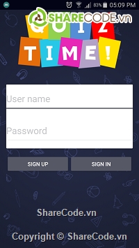 android,trắc nghiệm android,game trắc nghiệm android,Online quiz app android studio,Online quiz app
