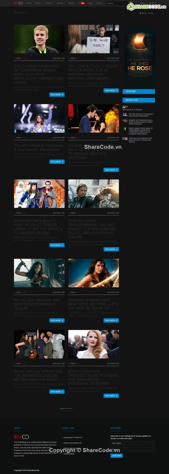 template web phim,code web phim,Ovoomovie,theme wordpress