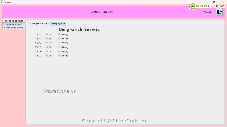 quản lý nhân sự,phầm mềm quản lý,jsp