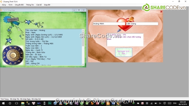 Phần mềm xem bói,Ứng dụng xem bói,Phần mềm bói tử,tử vi trọn đời