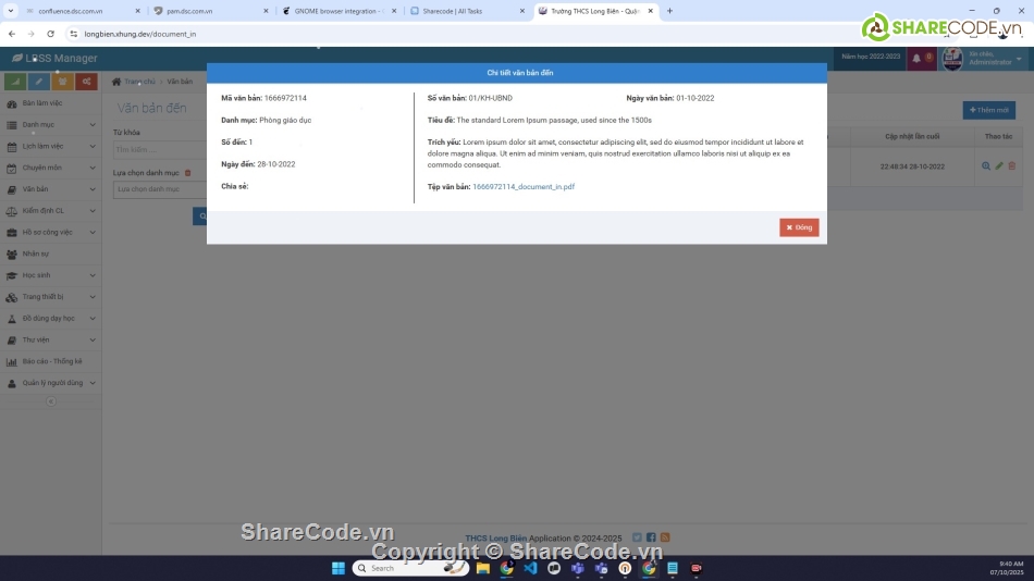 Phần mềm quản lý trường học php mysql,Quản lý trường trung học php mysql,Quản lý trường ERP php mysql,Đồ án quản lý trường học