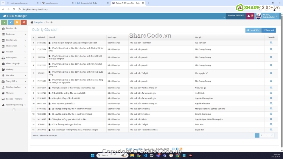 Phần mềm quản lý trường học php mysql,Quản lý trường trung học php mysql,Quản lý trường ERP php mysql,Đồ án quản lý trường học