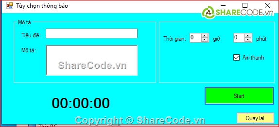 shutdownC#,Tắt máy tính c#,Nhắc nhở c#,Hẹn giờ tắt máy,Hẹn giờ nhắc nhở c#,time c#