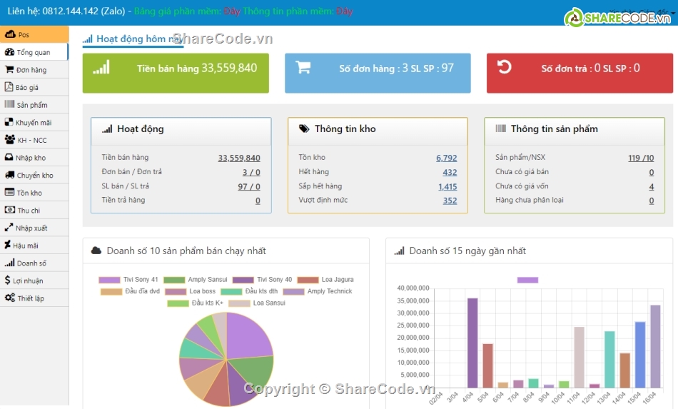 quản lý bán hàng full code,Code Phần mềm quản lý bán hàng,Code quản lý bán hàng